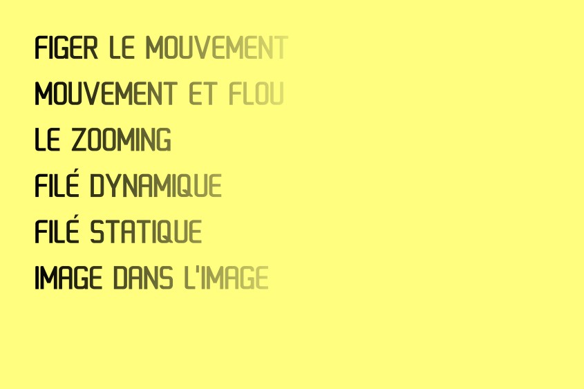 Photographie et prises de vue (2/4)