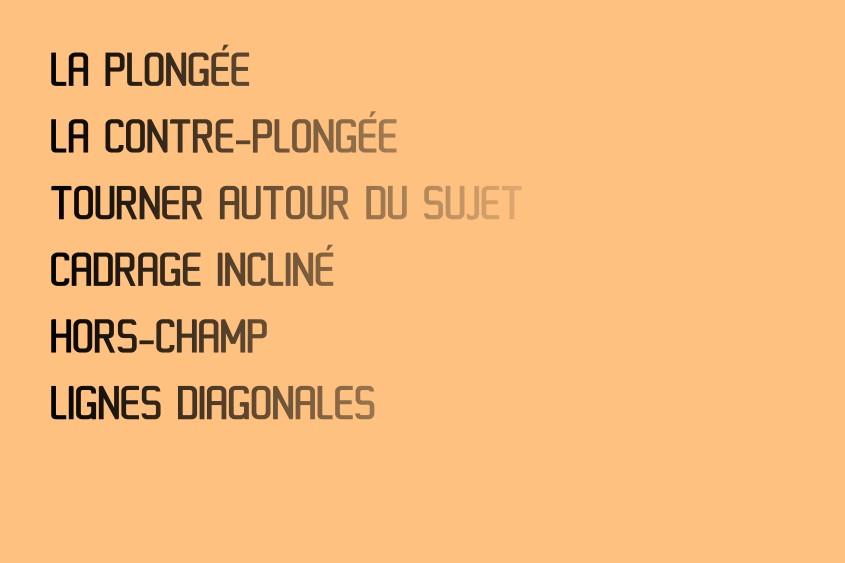 Photographie et prises de vue (1/4)