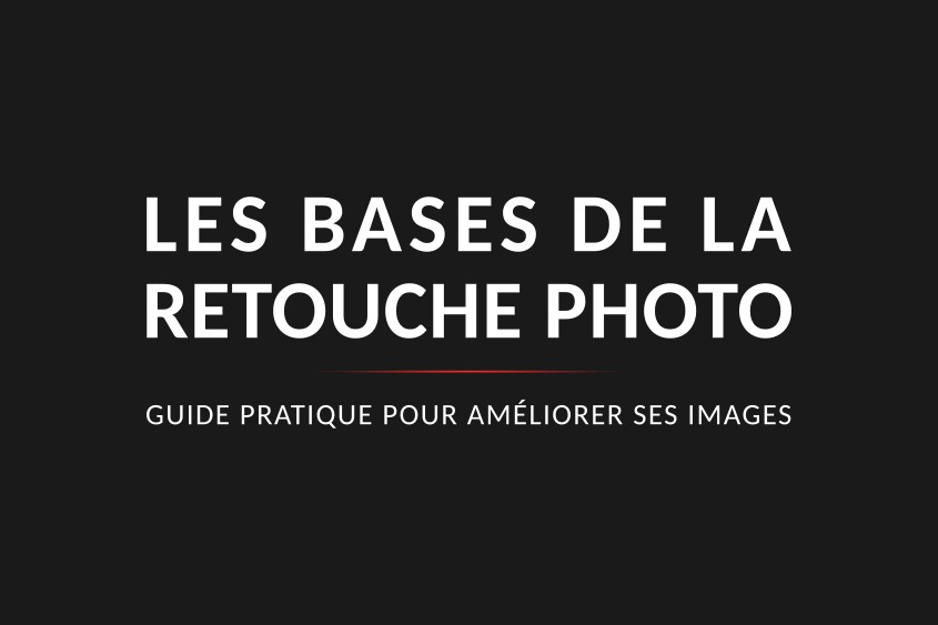 Illustration et lien vers Les bases de la retouche photo