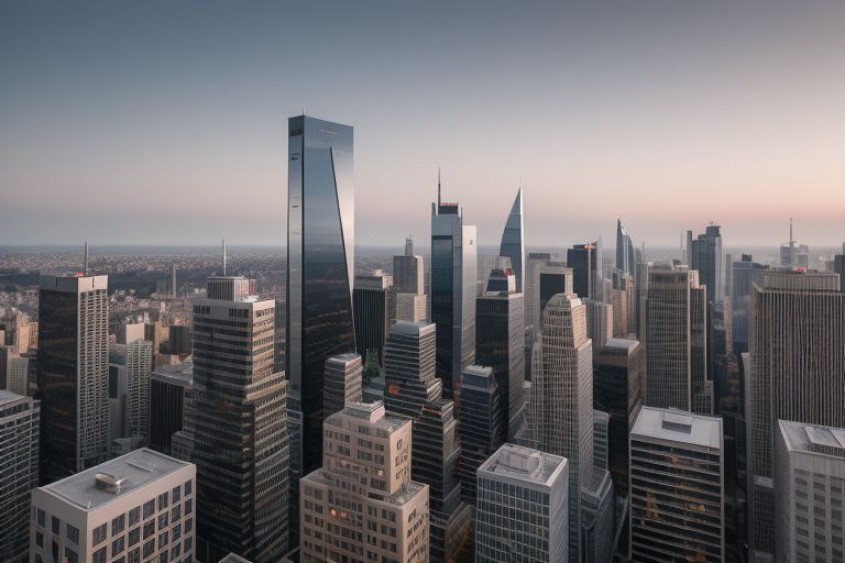 Lignes verticales structurant la composition d'une photographie