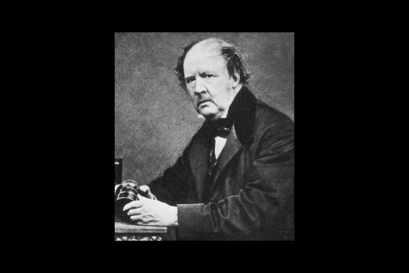 Portrait de William Henry Fox Talbot, inventeur du procédé négatif-positif en photographie